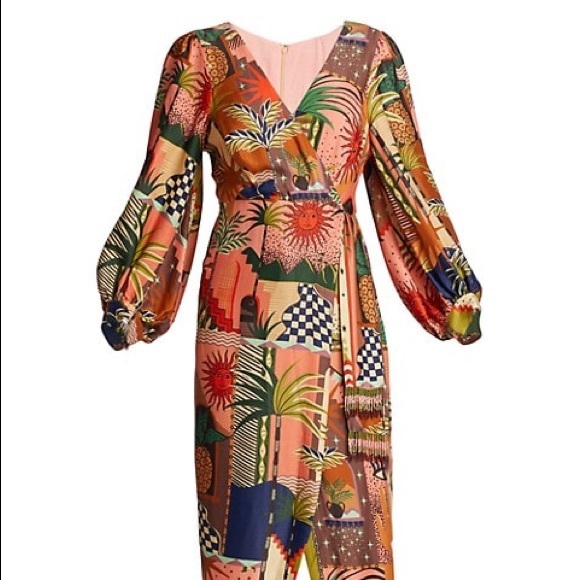 NWT Farm Rio Mystic City Wrap Jumper size large - Picture 5 of 16